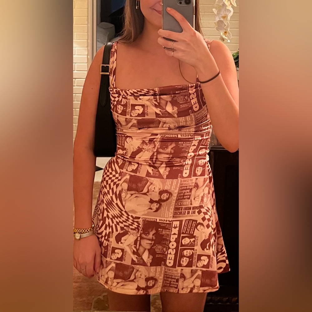 Miaou Ginger Dress in graphic print